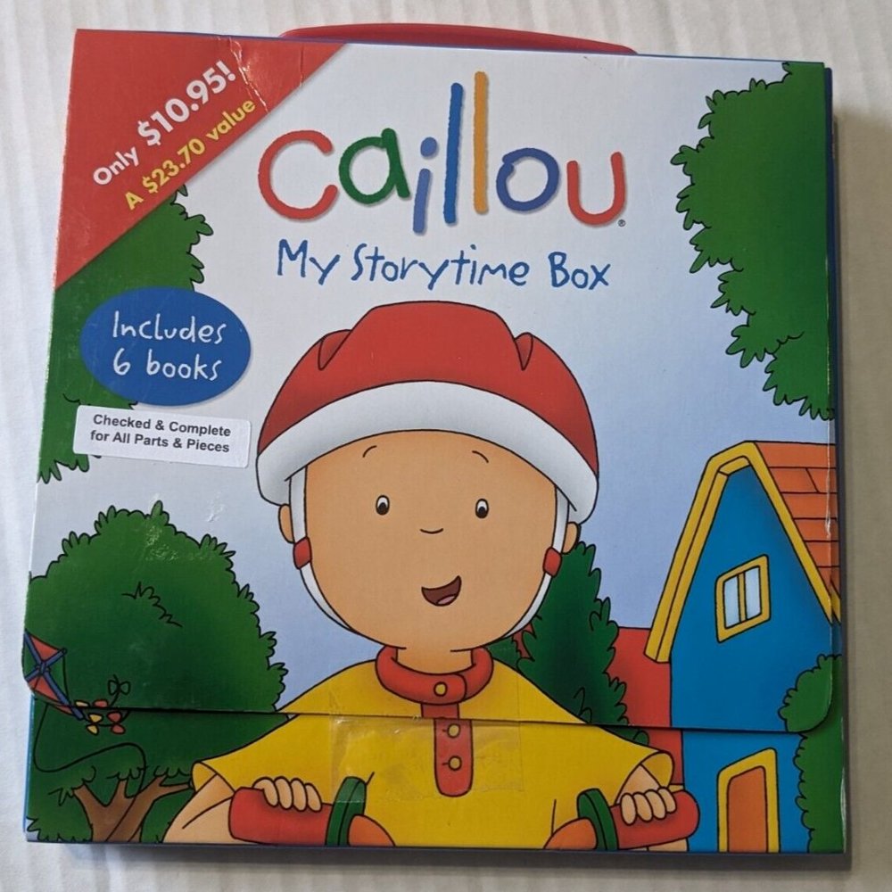 Caillou: My Storytime Box (Clubhouse series) - 6 Book Boxed Set